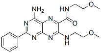 4-Amino-N-(2-methoxyethyl)-7-[(2-methoxyethyl)amino]-2-phenyl-6-pteridinecarboxamide CAS#: 6504-77-4
