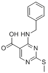 4-(BENZYLAMINO)-2-(METHYLTHIO)PYRIMIDINE-5-CARBOXYLIC ACID CAS#: 686267-34-5