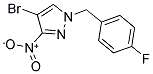 4-BROMO-1-(4-FLUORO-BENZYL)-3-NITRO-1H-PYRAZOLE CAS#: 512824-95-2