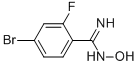 4-BROMO-2-FLUORO-N-HYDROXYBENZAMIDINE CAS#: 635702-31-7