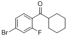 4-BROMO-2-FLUOROPHENYL CYCLOHEXYL KETONE CAS#: 684271-18-9