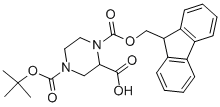 4-Boc-1-Fmoc-2-piperazinecarboxylic acid CAS#: 183742-23-6