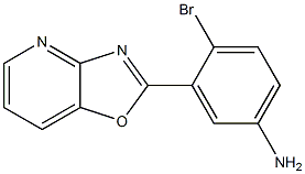 4-BroMo-3-(oxazolo[4,5-b]pyridin-2-yl)aniline CAS#: 64289-44-7