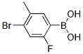 4-Bromo-2-fluoro-5-methylphenylboronic acid CAS#: 677777-57-0