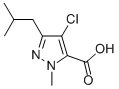 4-CHLORO-1-METHYL-3-(2-METHYLPROPYL)-1H-PYRAZOLE-5-CARBOXYLIC ACID CAS#: 685513-49-9