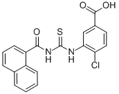 4-CHLORO-3-[[[(1-NAPHTHALENYLCARBONYL)AMINO]THIOXOMETHYL]AMINO]-BENZOIC ACID CAS#: 531537-02-7
