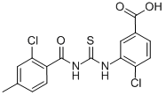 4-CHLORO-3-[[[(2-CHLORO-4-METHYLBENZOYL)AMINO]THIOXOMETHYL]AMINO]-BENZOIC ACID CAS#: 530136-56-2