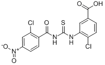 4-CHLORO-3-[[[(2-CHLORO-4-NITROBENZOYL)AMINO]THIOXOMETHYL]AMINO]-BENZOIC ACID CAS#: 530155-80-7