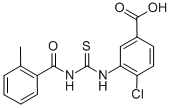 4-CHLORO-3-[[[(2-METHYLBENZOYL)AMINO]THIOXOMETHYL]AMINO]-BENZOIC ACID CAS#: 531542-00-4