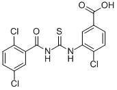 4-CHLORO-3-[[[(2,5-DICHLOROBENZOYL)AMINO]THIOXOMETHYL]AMINO]-BENZOIC ACID CAS#: 531521-00-3
