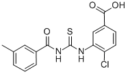 4-CHLORO-3-[[[(3-METHYLBENZOYL)AMINO]THIOXOMETHYL]AMINO]-BENZOIC ACID CAS#: 530140-95-5