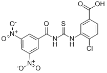 4-CHLORO-3-[[[(3,5-DINITROBENZOYL)AMINO]THIOXOMETHYL]AMINO]-BENZOIC ACID CAS#: 530146-17-9