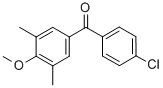 4-CHLORO-3',5'-DIMETHYL-4'-METHOXYBENZOPHENONE CAS#: 61259-84-5