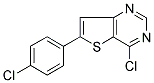 4-CHLORO-6-(4-CHLOROPHENYL)THIENO[3,2-D]PYRIMIDINE CAS#: 681260-54-8