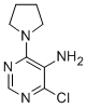 4-CHLORO-6-PYRROLIDIN-1-YL-PYRIMIDIN-5-YLAMINE CAS#: 626217-76-3
