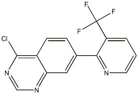 4-CHLORO-7-[3-(TRIFLUOROMETHYL)PYRIDIN-2-YL]QUINAZOLINE CAS#: 573675-83-9