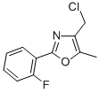 4-CHLOROMETHYL-2-(2-FLUORO-PHENYL)-5-METHYL-OXAZOLE CAS#: 671215-76-2