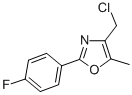 4-CHLOROMETHYL-2-(4-FLUORO-PHENYL)-5-METHYL-OXAZOLE CAS#: 625826-69-9