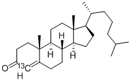 4-CHOLESTEN-3-ONE-4-13C CAS#: 68165-57-1