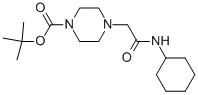 4-CYCLOHEXYLCARBAMOYLMETHYL-PIPERAZINE-1-CARBOXYLIC ACID TERT-BUTYL ESTER CAS#: 177971-60-7