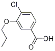 4-Chloro-3-propoxybenzoic acid CAS#: 65136-52-9