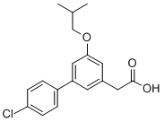 4'-Chloro-5-isobutoxy-3-biphenylacetic acid CAS#: 61888-63-9