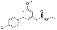 4'-Chloro-5-methoxy-3-biphenylacetic acid, ethyl ester CAS#: 61888-71-9