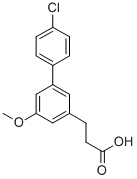 4'-Chloro-5-methoxy-3-biphenylpropionic acid CAS#: 61888-68-4