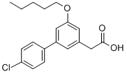 4'-Chloro-5-pentoxy-3-biphenylacetic acid CAS#: 61888-64-0