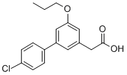 4'-Chloro-5-propoxy-3-biphenylacetic acid CAS#: 61927-06-8