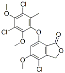 4-Chloro-7-(3,5-dichloro-2,4-dimethoxy-6-methylphenoxy)-5-methoxyisobenzofuran-1(3H)-one CAS#: 69799-33-3
