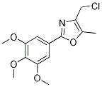 4-(Chloromethyl)-5-methyl-2-(3,4,5-trimethoxyphenyl)-1,3-oxazole CAS#: 671216-07-2