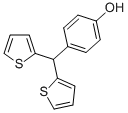 4-(DI-THIOPHEN-2-YL-METHYL)-PHENOL CAS#: 727-66-2