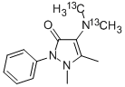 4-(DIMETHYL-13C 2-AMINO)ANTIPYRINE CAS#: 60433-90-1