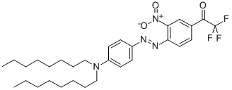 4'-Dioctylamino-2-nitro-4-trifluoroacetylazobenzene CAS#: 684281-90-1