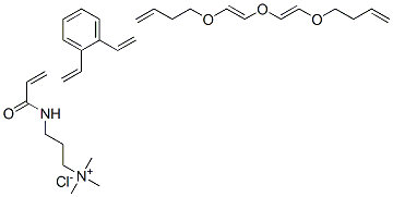4-[(E)-2-[(E)-2-but-3-enoxyethenoxy]ethenoxy]but-1-ene: 1,2-diethenylb enzene: trimethyl-[3-(prop-2-enoylamino)propyl]azanium: chloride CAS#: 65997-24-2