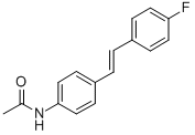 4'-[(E)-p-Fluorostyryl]acetanilide CAS#: 63407-60-3