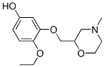 4-Ethoxy-3-[(4-methyl-2-morpholinyl)methoxy]phenol CAS#: 69579-96-0