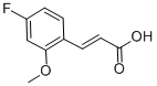 4-FLUORO-2-METHOXYCINNAMIC ACID CAS#: 682804-98-4