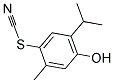 4-HYDROXY-5-ISOPROPYL-2-METHYLPHENYL THIOCYANATE CAS#: 6074-31-3