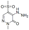 4-Hydrazino-2-methyl-5-methylsulfonyl-3(2H)-pyridazinone CAS#: 63901-43-9