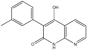 4-Hydroxy-3-(3-methylphenyl)-1,8-naphthyridin-2(1H)-one CAS#: 67862-31-1