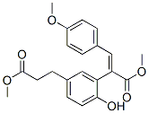 4-Hydroxy-3-[(E)-1-(methoxycarbonyl)-2-(4-methoxyphenyl)ethenyl]benzenepropanoic acid methyl ester CAS#: 69721-91-1