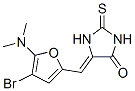 4-Imidazolidinone,  5-[[4-bromo-5-(dimethylamino)-2-furanyl]methylene]-2-thioxo- CAS#: 625397-57-1