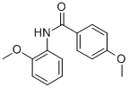 4-METHOXY-N-(2-METHOXYPHENYL)BENZAMIDE CAS#: 7464-55-3