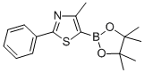 4-METHYL-2-PHENYL-5-(4,4,5,5-TETRAMETHYL-1,3,2-DIOXABOROLAN-2-YL)-1,3-THIAZOLE CAS#: 690632-24-7