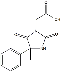 (4-METHYL-2,5-DIOXO-4-PHENYLIMIDAZOLIDIN-1-YL)ACETIC ACID CAS#: 726-88-5