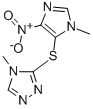 4-METHYL-3-[(1-METHYL-4-NITRO-1H-IMIDAZOL-5-YL)THIO]-4H-1,2,4-TRIAZOLE CAS#: 177653-76-8