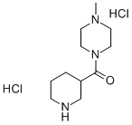 (4-METHYLPIPERAZINO)(3-PIPERIDINYL)METHANONE DIHYDROCHLORIDE CAS#: 690632-07-6