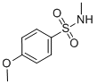 4-Methoxy-N-methylbenzenesulphonamide CAS#: 7010-86-8